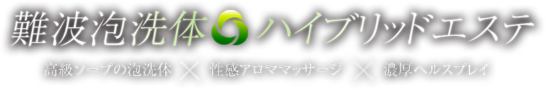 難波泡洗体ハイブリッドエステ